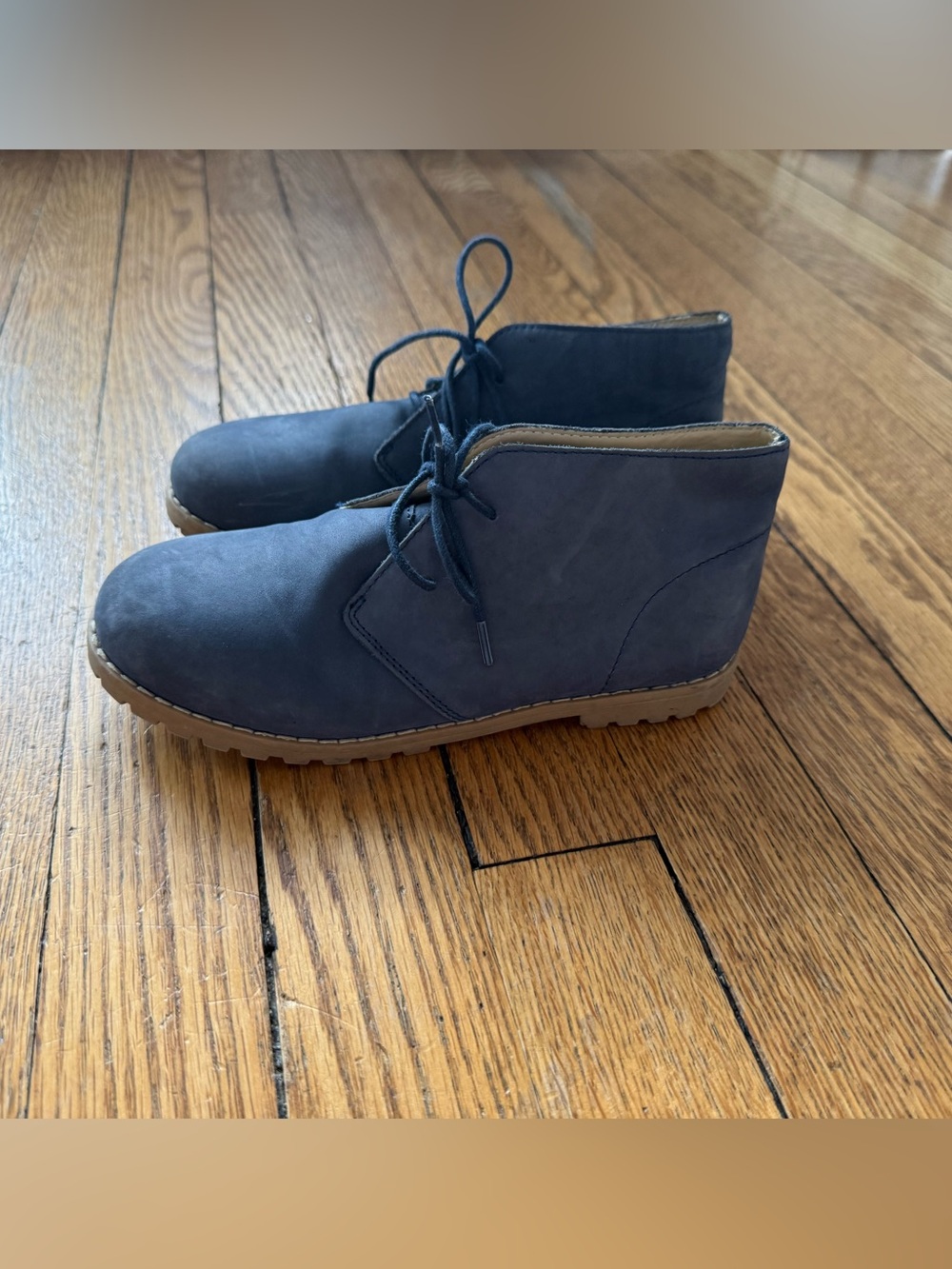 Janie and Jack Blue Suede Chukka Boots - Size 13